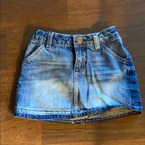 Baby gap denim skirt